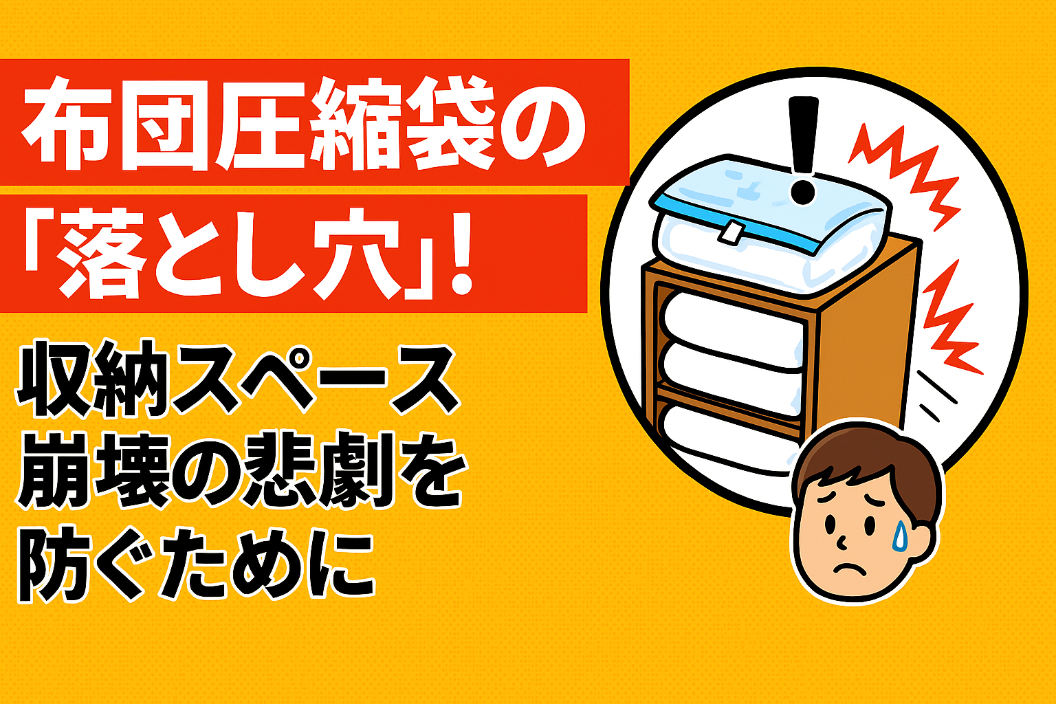 布団圧縮袋の罠