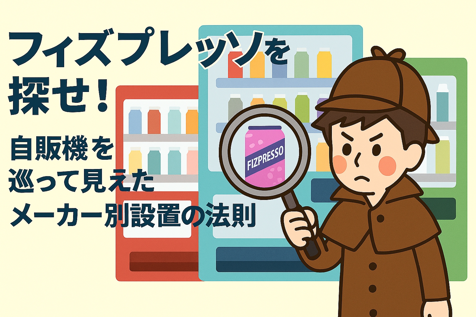 Tullys Fizzpresso(フィズプレッソ)を探せ！伊藤園自販機を巡って見えたメーカー別設置の法則
