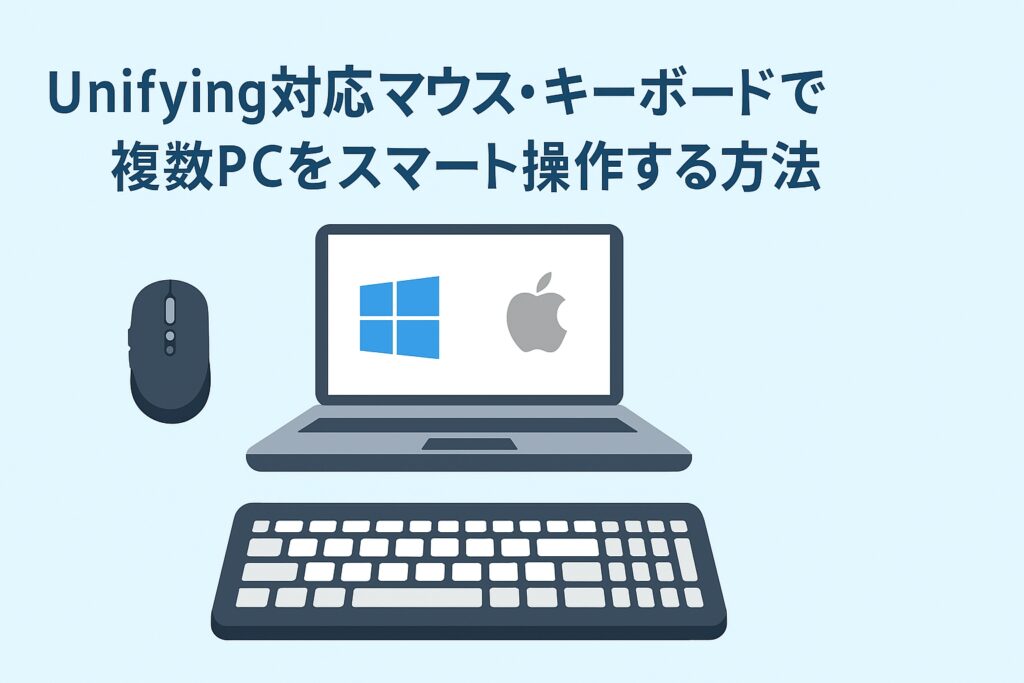 Unifying対応マウス・キーボードで複数PCをスマート操作する方法