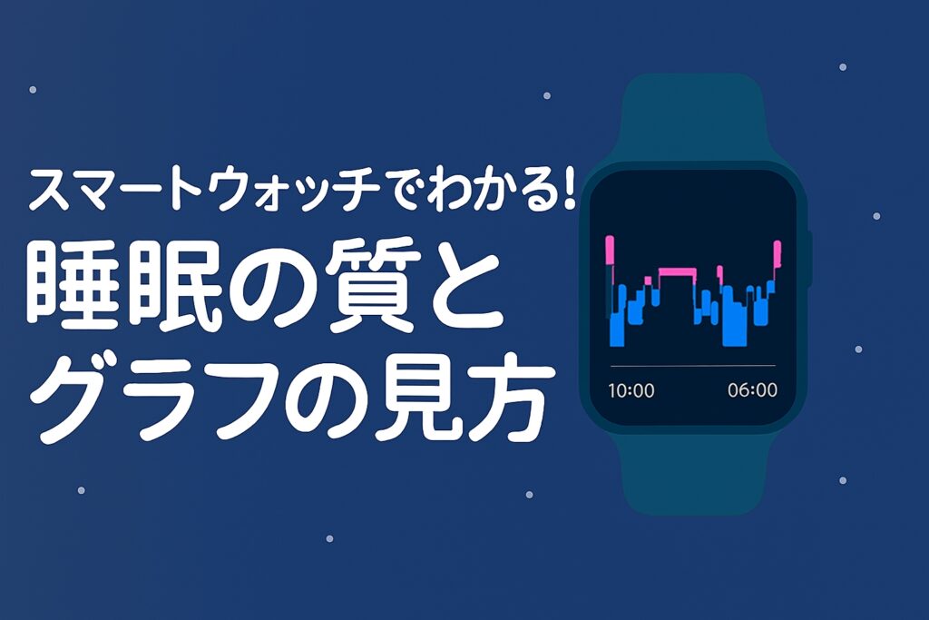スマートウォッチでわかる！睡眠の質とグラフの見方