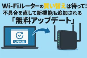 Wi-Fiルーターの買い替えは待って！不具合を直して新機能も追加される「無料アップデート」の威力