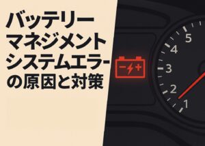 バッテリーマネジメントシステムエラーの原因と対策｜1年で警告が出た時の対処法
